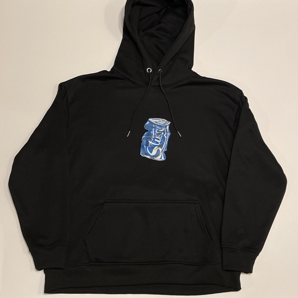 STUSSY BLUE SODA CAN HOODIE (MEDIUM)